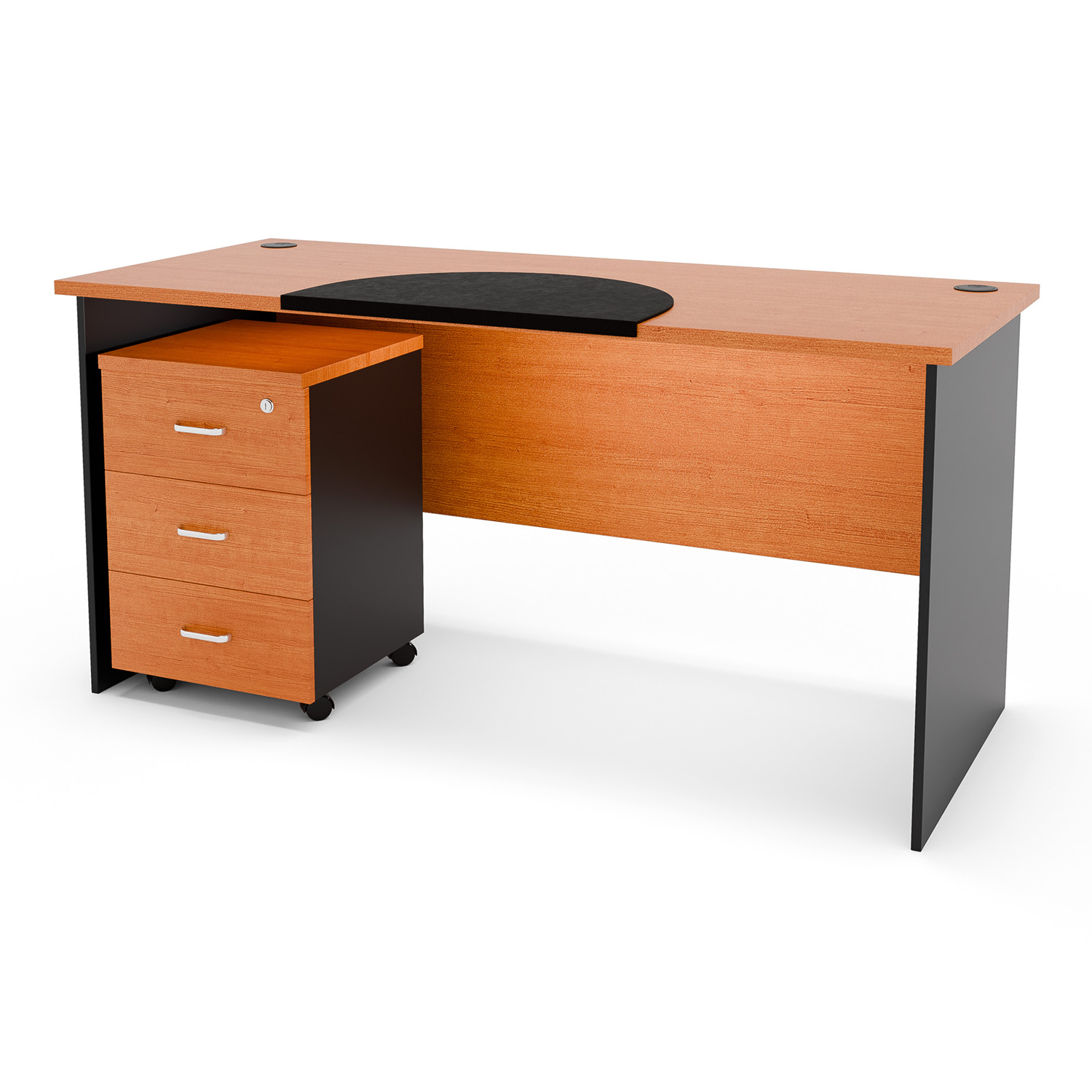 COD. 271 / ESCRITORIO NEO 1,5 MT. CON CAJONERA - COLOR MAPLE